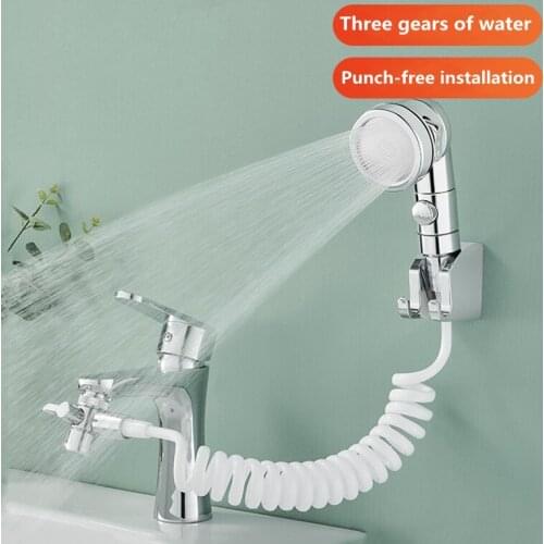 Washbasin Faucet, External Shower, Bathroom Washbasin, Extended Shampoo, Hand-Held Small Nozzle Shampoo