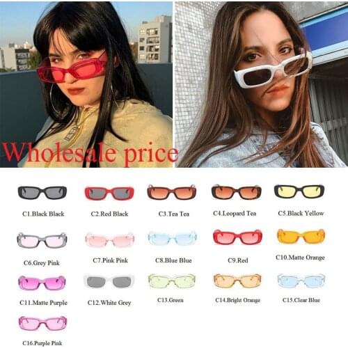 Wholesale New Retro Cat Eye Sunglasses Women Vintage Small Square Sunglases Sexy Ladies Eyewear Accessories Sunglases Men Shades