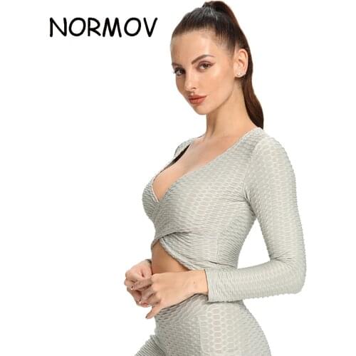 Womens Tops Sexy V-Neck Sports Shirts Tops Cross Breastless T-shirts Gym Workout Sports Shirts Quick Dry Fitness Gym Crop Tops