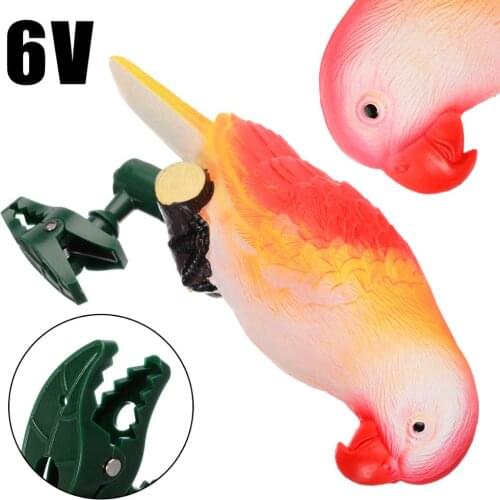Outdoor Solar LED Bird Parrot Night Light Outdoor Garden Ornament Path Light Garden Road Lawn Landscape Lamp