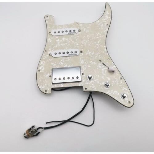 Wilkinson WVS Alnico5 Vintage Pickups Pickguard SSH Guitar Wiring Harness Push-Pull Pots Fits ST Guitar