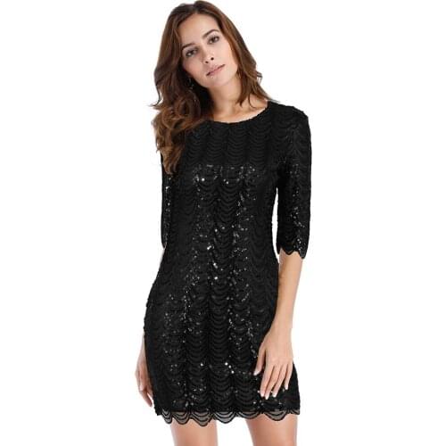 Casual Geometric Sequined Regular O-neck Jurken Embroidery Luxury Women Dress Summer Women Dresses Vintage Boho Dress 179058