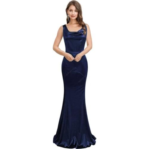 Sexy deep-v Backless Formal Dress Fashion Robe De Soiree women Party Mermaid dress Evening Long Dresses Charming Green Vestidos