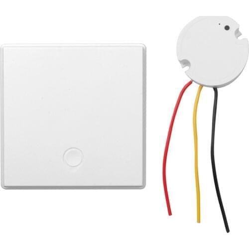 Wireless 86 Wall Panel Switch 433Mhz Remote Control AC 85V-250V 1CH Receiver Ceiling Lamp Bedroom Light Smart Home Light switch