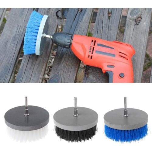 100mm Electric Drill Powered Scrub Heavy Duty Cleaner Brush For Cleaning Carpet Sofa Wooden Furniture