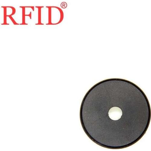 ID 125khz EM4100 TK4100 Read Only Black Circular Token Tag RFID Guard Tour Checkpoint Access Control Card Fast Shipping 100pcs