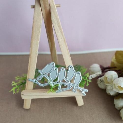 Bird clipboard mould on the branch bird cutting mold DIY paper card craft DIY metal cutting mold flower tree