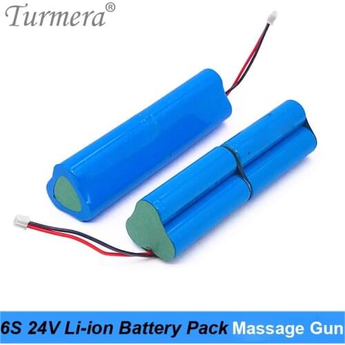 6S 24V 3000mAh Rechargeable Lithium Battery for Massage Gun Muscle Massager Replace Battery and Screwdriver Battery Use Turmera