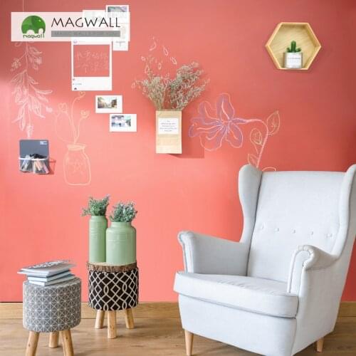 Magnetic magnetic double-layer warm color writing board 0.9*2m educational drawing erasable soft chalkboard
