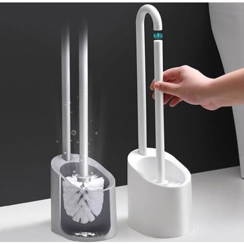 Magnetic Cleaning Brush High-Efficiency Decontamination Toilet Brush All-Round Cleaning Household Brush Set Bathroom Accessories