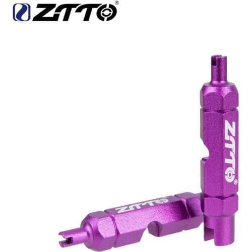 MTB Bicycle Multifunctional Valve Tool Road Bike Aluminum Alloy Schrader/Presta AV/FV Nozzles Tube Core Wrench Removal Tool