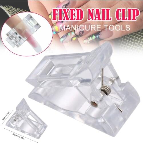 5/10pcs Nail Tips Clip Clamps For Extension Gel Quick Building Extension Builder Tool Nail Art Nails Accesorios