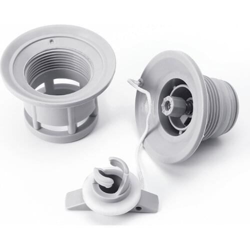 6 Holes Inflatable Boat Raft Dinghy Kayak Canoe Accessorie Air Valve Adapter Cap