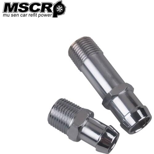 HEATER HOSE FITTING SET 3/4" WATER PUMP 5/8" INTAKE CHROMED STEEL HEATER HOSE FOR CHEVY-YX02073