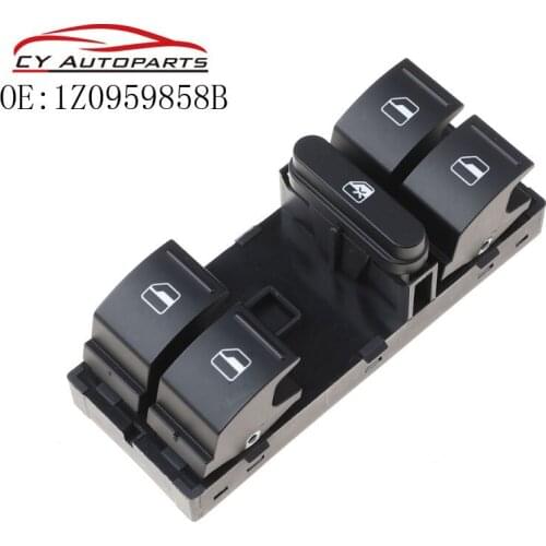New 1Z0959858B New Eectric Window Switch Window Control Switch Button For Skoda Octavia II Superb Fabia Yeti Roomster 2004-2015
