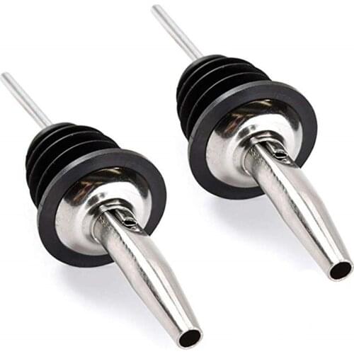 New Stainless Steel Wine Liquor Pourer Wine Bottle Pourer Stopper Oil Bottle Pourer Stopper Multi-function Practical Supplies