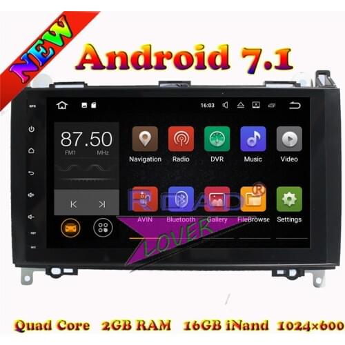 TOPNAVI Android 7.1 Car GPS Navigation Player For Mercedes Benz C Class W203 S203 C180 C200/CLK Class C209 W209 C208 Stereo MP3