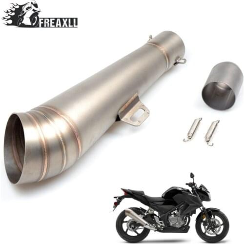 36MM-51MM Universal Motorcycle Abrasive exhaust escape With db killer Modified Scooter Exhaust Pipe Muffle For Honda Suzuki