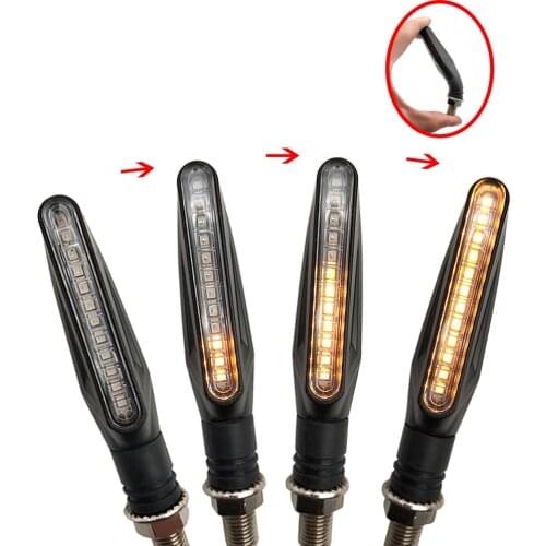 Universal Motorcycle LED Turn Signal Light Indicator Amber Flasher Lamp For Ducati MONSTER M620 M750 SS800 SS1000 Honda cb400