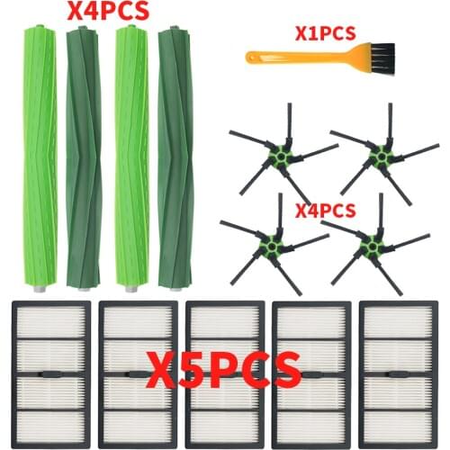 Filters Side Brushes roller brush Replacement Parts Kit for IRobot Roomba S9(9150),S9+(9550) Robot Vacuum Cleaner Accessories