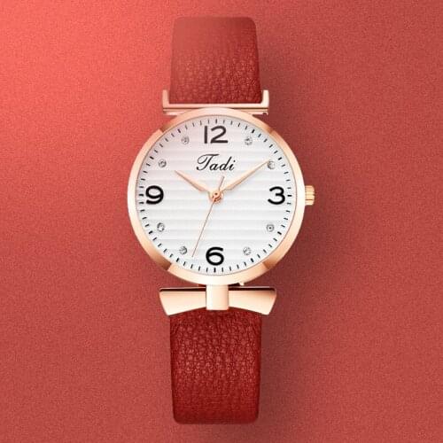 Womens Belt Quartz Watch Digital Spot Drill Scale Fashion Casual Female Student Watch Foreign Trade Factory Direct Sales