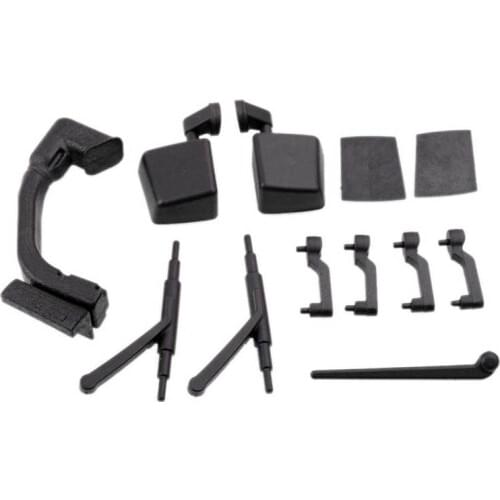 1Set 1:10 RGT 86100 Rock Crawler Model Car Rearview Mirror R86080 Car Shell Wiper/Door Handle/Antenna for RC Cars Original Parts