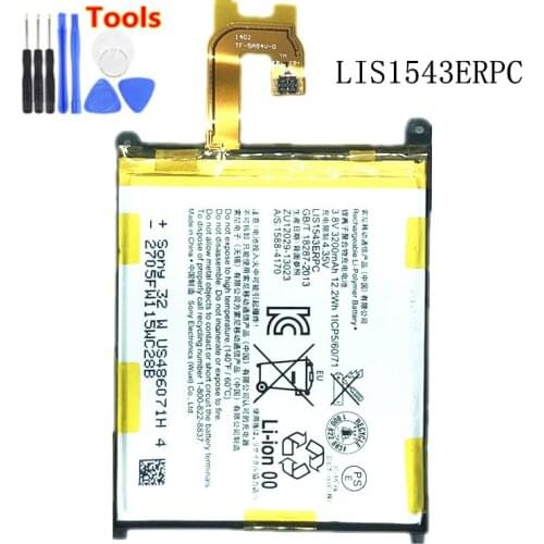 New 3200mAh LIS1543ERPC Replacement Battery For Sony Xperia Z2 L50T D6502 D6503 L50 L50W L50U Bateria + Free Tools