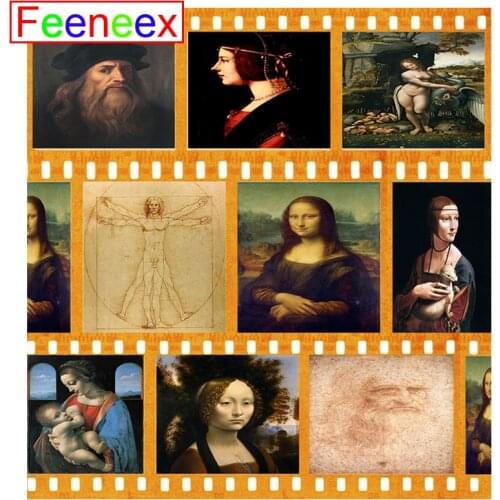 Famous Painter da Vinci Series 5D DIY Diamond Painting Full Square/Round Diamond Embroidery Sale Picture of Rhinestones Decor