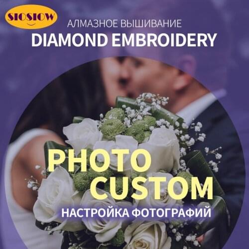 DIY 5D Photo Custom Private Diamond Painting Gift Daimond Embroidery Full Square/Round Drill Mosaic Rhinestone Decorations Home