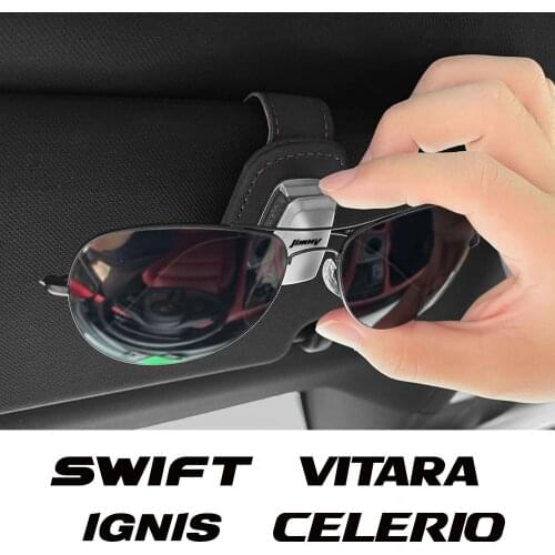 Car Eyeglass Holder Glasses Storage Clip For Suzuki Jimny Swift Grand Vitara Ignis Alto Baleno SX4 Samurai Ciaz Car Accessories