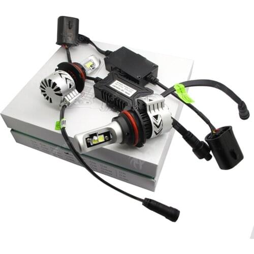 For audi 800/100 for Dodge Ram G8 LED headlight 9004 HI LO Car Led 40W Pure 6000LM CR XHP 50 High Power Fan Heatsink Build-in