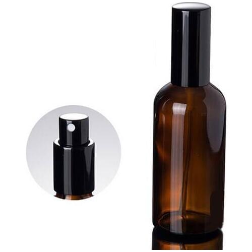 100x Spray Bottle Perfume Empty Cosmetics Container Accessories Enclosure Packaging Storage box 100ml Travel Glass Oil Sprayer