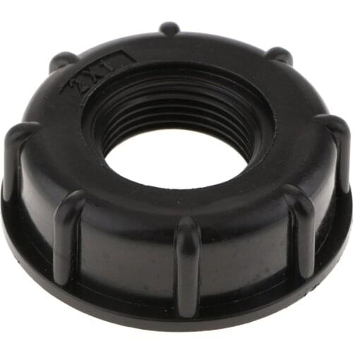 3PCS Tote Tank Grade Drain Adapter Cap 60mm Coarse Thread Hose Valve 1Inch