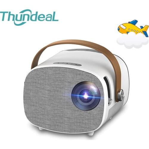 ThundeaL TD230 Mini Projector Portable Beamer WiFi Multiscreen for 1080P Video Cartoon Home Theater Mini Media Player Kids Gift