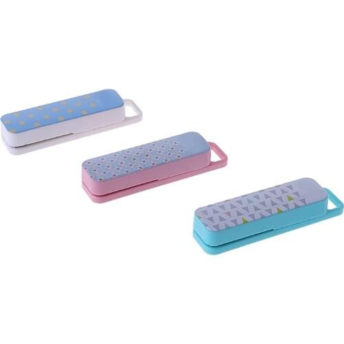 1 Set Manual Mini Stapler 3 Color Staplers Set Stationery School Office Supplies DXAB