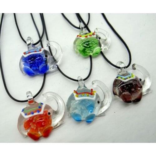 Fashion Quartz crystal Multi-Color Coloured Glaze Glass loose charm Pendant Jewelry making necklace Accessories wholesale A14