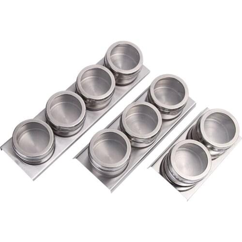 Multi-functional Stainless Steel Seasoning Jar Pepper Storage Container Seasoning Tools Spice Container Kitchen Tools OK 1112