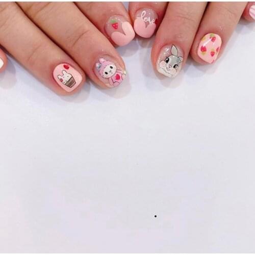 New arrived Fashion 3D Water Decals Nail Art Stickers cute animal Flower Nails Sticker Decorations Manicure Z064