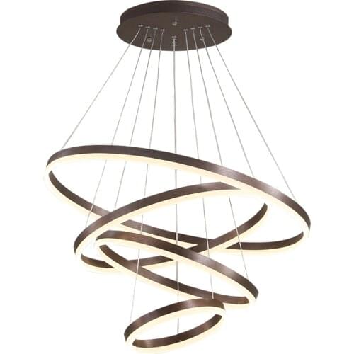 Pendant Lamp Kitchen Design Fixtures Led Ring Light Living Dining Room Bedroom Staircase Home Decoration Hanging Lighting