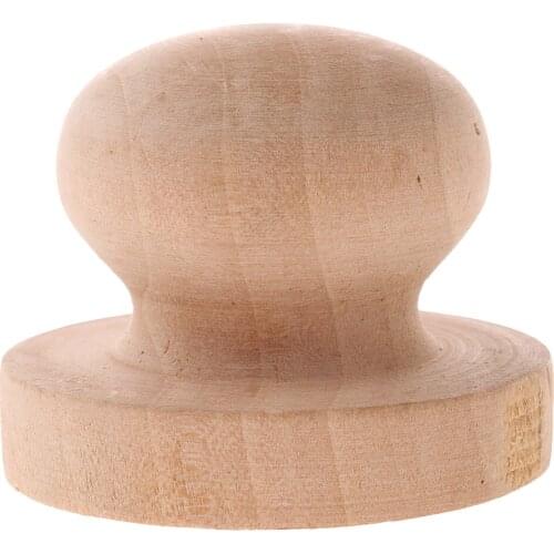 Handmade Polish Rubber-stamp Handle Wood Craft DIY Stamp components