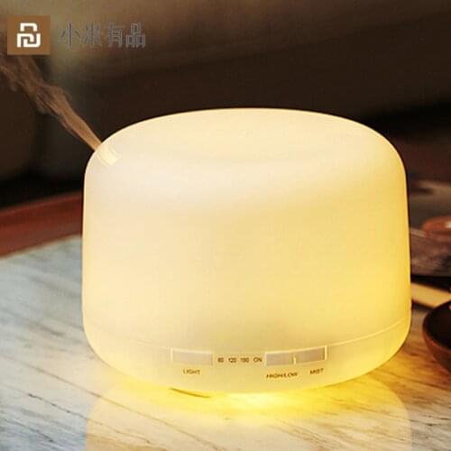 YouPin Wuyin Silent Aromatherapy Air Humidifier Diffuser Timing and Night Light Function Water Shortage Power Failure Fine Mist