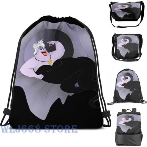 Funny graphic print shoulder Bags women Ursula Single shoulder backpack travel for men Gym Bag