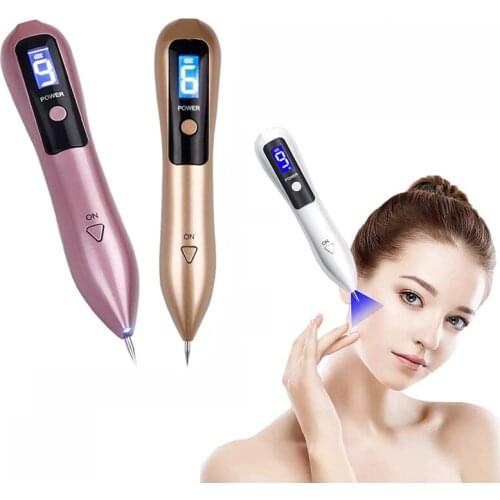 LCD 9 Level Mole Removal Laser Plasma Pen Dark Spot Remover Freckle Skin Face Care Point Tag Tattoo Removal Tool Beauty Care