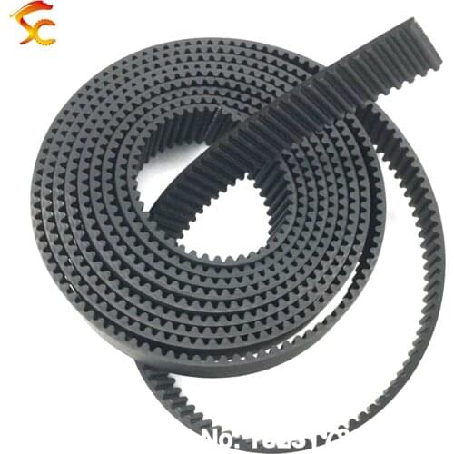 1meters/Lot HTD 3M width 6mm 9mm 10mm 15mm 20mm Rubber open belt Neoprene Rubber With Fiberglass Core 3M timing belt