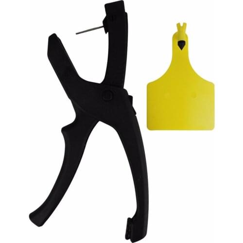 1pcs Ear Tag Applicator for Cow Goat Pig Horse Cattle Tool Plier Force Applicator Monolithic Integrated Ear Tag Plier
