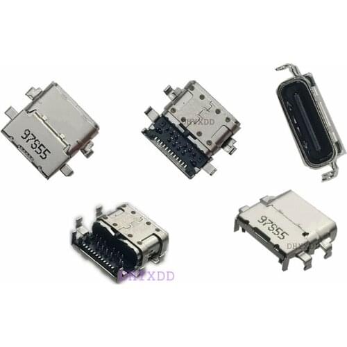 10-30Pcs For Xiaomi Notebook Mi Air 13.3 161301-01 Power Jack Charging Port Type-c Usb Connector