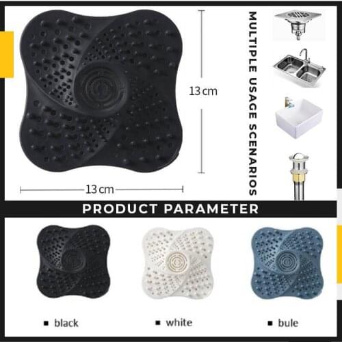 Anti-blocking Hair Catcher Hair Stopper Plug Trap Shower Floor Drain Covers Sink Strainer Filter Bathroom Kitchen Accessories
