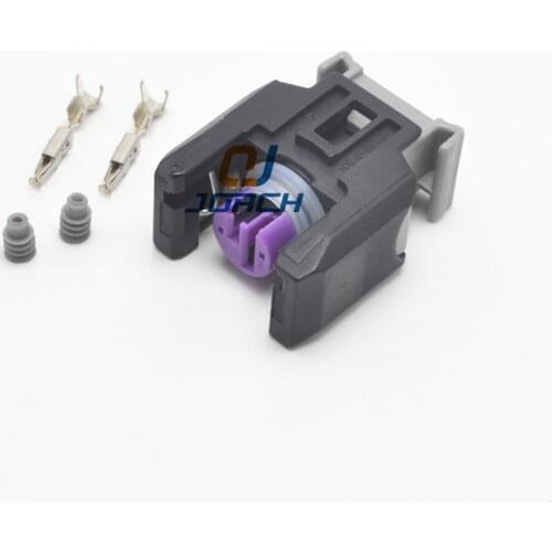 5 sets 2 pin Delphi EFI Auto diesel common rail engine H5H6 injector nozzle plug connector and terminals13816706