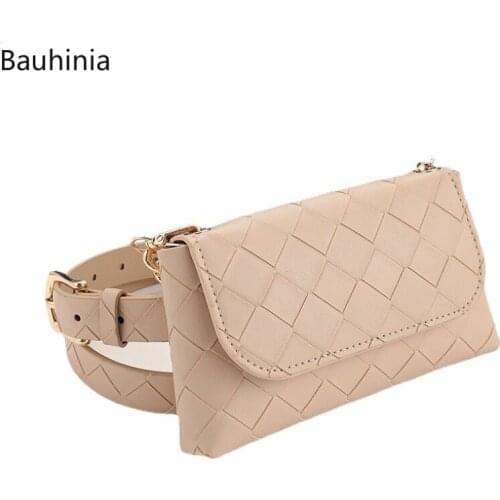 Bauhinia 2021 New Style 107*2.2cm Fashion Sweet Candy Color Belt Bag Plaid Pattern Ladies Pin Buckle Decorative Belt