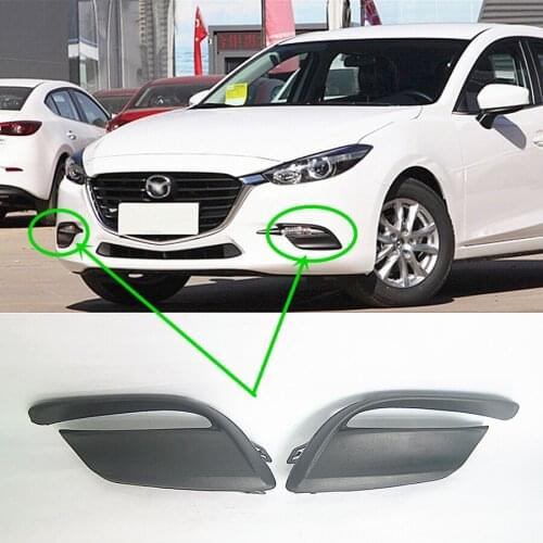 Car body parts bumper grille fog lamp cover for Mazda 3 Axela 2014 to 2016 BN no fog lamp type